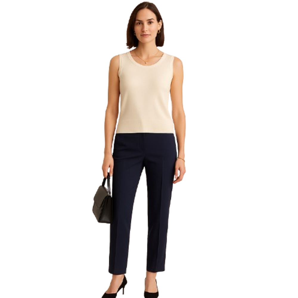 Grace Element  Sleeveless Sweater Vest Ivory NWT  Sz M